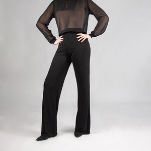 CAbi High Waisted Stretch Black Pants SZ Small